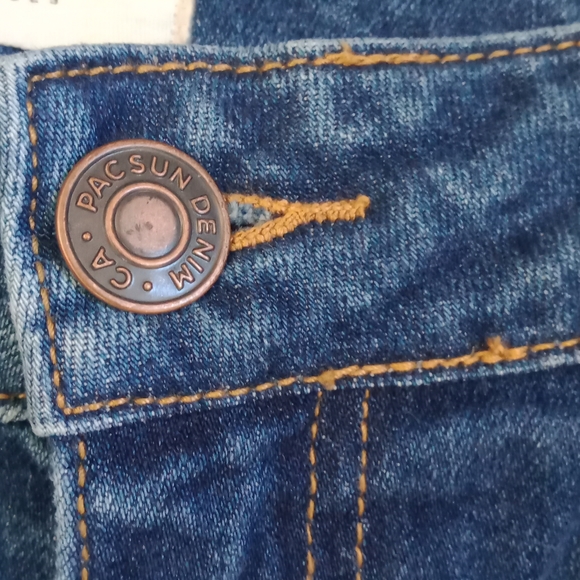 Pacsun high waisted Mom cropped retro jeans size 30 - Picture 6 of 14